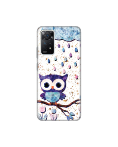 Torbica Silikonska Print Skin za Xiaomi Redmi Note 11 Pro 4G/5G/Note 12 Pro 4G Owl - 8018596