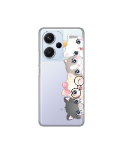 Maska za Xiaomi Redmi Note 13 Pro Plus (EU) Cats Silikonska Print Skin - 8020133