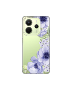 Maska za Xiaomi Redmi Note 14 4G (SRB) Blue Roses Silikonska Print Skin - 8020761