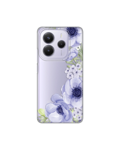 Torbica Silikonska Print Skin za Xiaomi Redmi Note 14 5G Blue Roses - 8020633