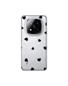 Torbica Silikonska Print Skin za Xiaomi Redmi Note 14 Pro Plus Hearts - 8020637