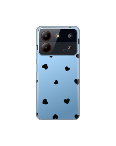 Torbica Silikonska Print Skin za ZTE Blade A54 Hearts - 8020480