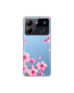 Torbica Silikonska Print Skin za ZTE Blade A54 Rose Flowers - 8020478
