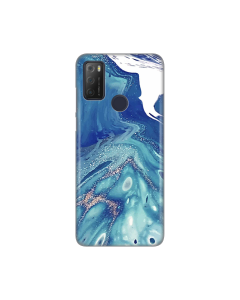 Maska za Alcatel 1S 2021/3L 2021/A1 Alpha 21 Blue Marble Silikonska Print - 8019009
