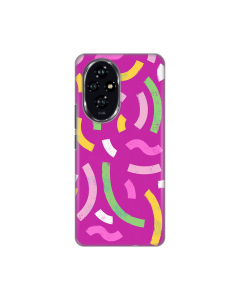 Torbica Silikonska Print za Honor 200 Happy Lines pink - 8020386