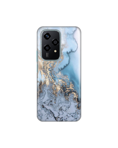 Maska za Honor 200 Lite Blue Gold Marble Silikonska Print - 8020397