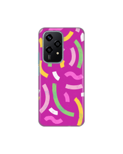 Torbica Silikonska Print za Honor 200 Lite Happy Lines pink - 8020394