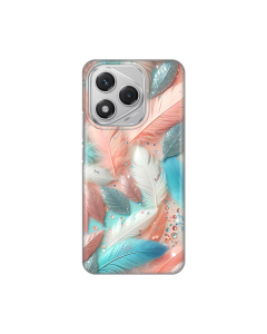 Maska za Honor 400 Lite Pastel Feathers Silikonska Print - 8020773