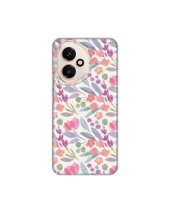 Maska za Honor 400 Watercolor Flowers Silikonska Print - 8020782
