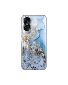 Torbica Silikonska Print za Honor 90 Lite Blue Gold Marble - 8019745