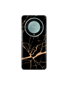 Maska za Honor Magic 5 Lite All Black Silikonska Print - 8019538