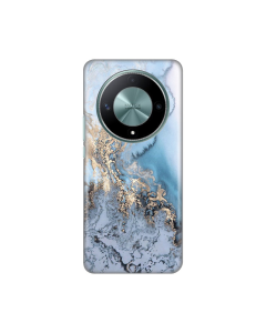 Torbica Silikonska Print za Honor Magic 6 Lite Blue Gold Marble - 8020051