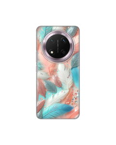 Maska za Honor Magic 7 Lite Pastel Feathers Silikonska Print - 8020585