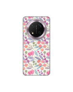 Maska za Honor Magic 7 Lite Watercolor Flowers Silikonska Print - 8020676