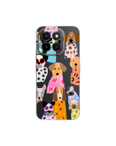 Maska za Honor X6c Fashion Dogs Silikonska Print - 8020941