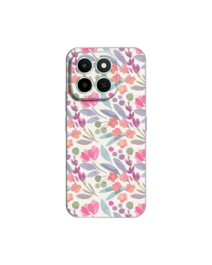 Maska za Honor X6c Watercolor Flowers Silikonska Print - 8020942