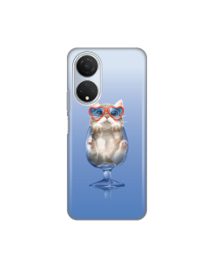 Torbica Silikonska Print za Honor X7 Funny Cat - 8018723