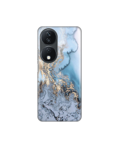 Torbica Silikonska Print za Honor X7b Blue Gold Marble - 8020140