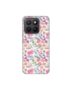 Maska za Honor X8c Watercolor Flowers Silikonska Print - 8020756