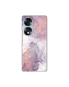 Maska za Huawei Honor 70 Silikonska Print Pink Marble - 8019180