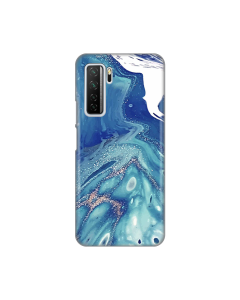 Torbica Silikonska Print za Huawei P40 Lite Blue Marble - 8019199