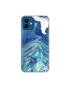Maska za iPhone 12 6.1 Blue Marble Silikonska Print - 8018804