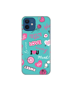 Maska za iPhone 12 6.1 Love Silikonska Print - 8018806