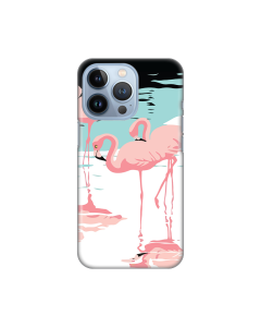 Torbica Silikonska Print za iPhone 13 Pro 6.1 Pink Flamingos - 8018092