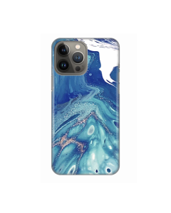 Torbica Silikonska Print za iPhone 13 Pro Max 6.7 Blue Marble - 8018093