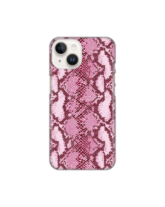 Torbica Silikonska Print za iPhone 14 6.1 Pink Snake - 8019216