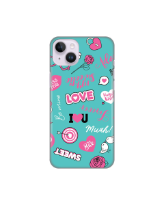 Torbica Silikonska Print za iPhone 14 Plus 6.7 Love - 8019221
