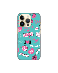 Torbica Silikonska Print za iPhone 14 Pro 6.1 Love - 8019226