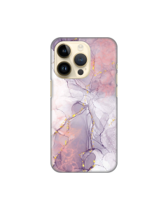 Torbica Silikonska Print za iPhone 14 Pro 6.1 Pink Marble - 8019228