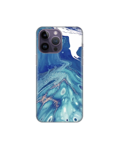 Torbica Silikonska Print za iPhone 14 Pro Max 6.7  Blue Marble - 8019231