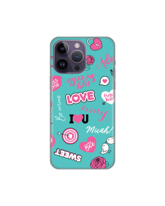 Torbica Silikonska Print za iPhone 14 Pro Max 6.7 Love - 8019232