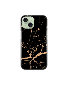 Maska za iPhone 15 6.1 All Black Silikonska Print - 8019887