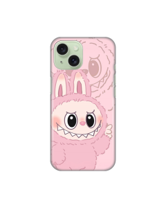 Maska za iPhone 15 6.1 La Bubu Silikonska Print Pink - 8020839