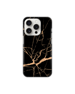 Maska za iPhone 15 Pro 6.1 All Black Silikonska Print - 8019893