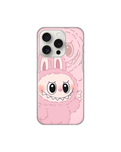 Maska za iPhone 15 Pro 6.1 La Bubu Silikonska Print Pink - 8020909