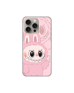 Maska za iPhone 15 Pro Max 6.7 La Bubu Silikonska Print Pink - 8020911