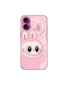 Maska za iPhone 16 6.1 La Bubu Silikonska Print Pink - 8020840