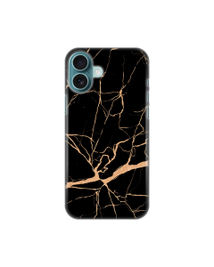 Torbica Silikonska Print za iPhone 16 Plus 6.7 All Black - 8020520-1