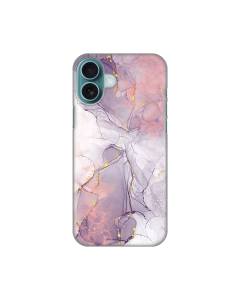 Torbica Silikonska Print za iPhone 16 Plus 6.7 Pink Marble - 8020518-1
