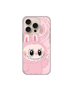 Maska za iPhone 16 Pro 6.3 La Bubu Silikonska Print Pink - 8020841