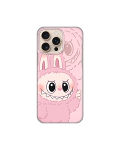 Maska za iPhone 16 Pro Max 6.9 La Bubu Silikonska Print Pink - 8020913