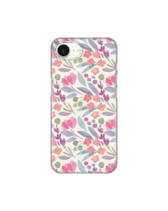 Maska za iPhone 16e 6.1 Watercolor Flowers Silikonska Print - 8020813