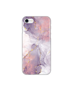 Torbica Silikonska Print za iPhone 7/8/SE 2020/2022 Pink Marble - 8018099