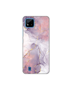 Maska za Realme C11 2021/C20 Silikonska Print Pink Marble - 8018368