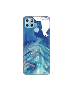 Torbica Silikonska Print za Realme C21Y/C25Y Blue Marble - 8018421