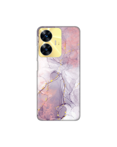Maska za Realme C55 Silikonska Print Pink Marble - 8019647